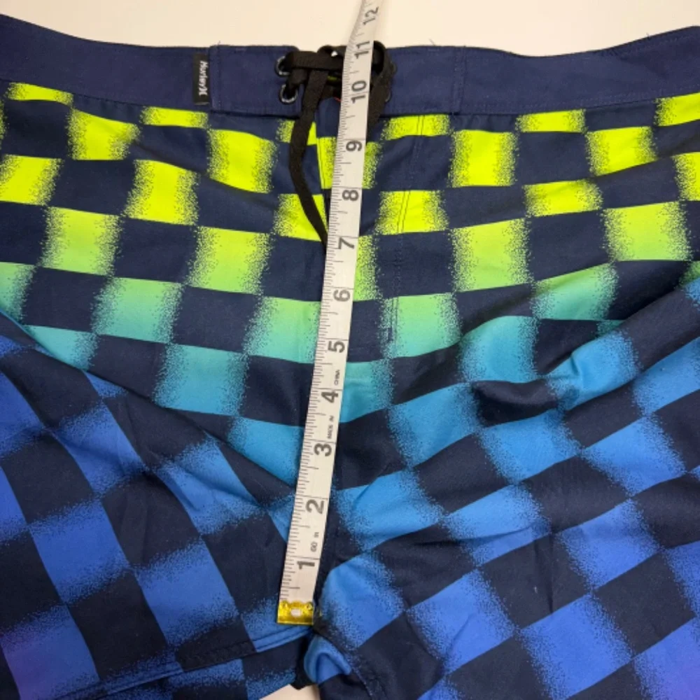 Hurley Boys Obsidian Above‎ Knee Checkered Beach Swim Pool Board Shorts 18/29